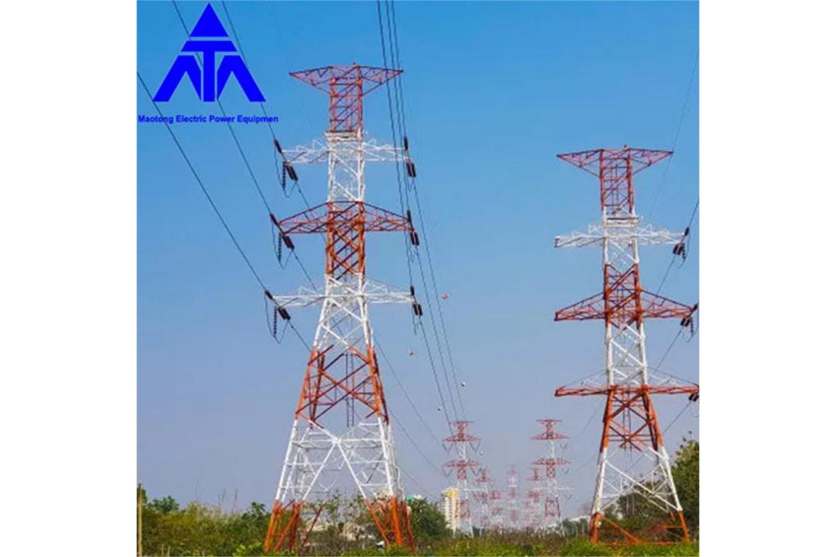 ஸ்டீல் பைப் எலக்ட்ரிக் பவர் டவரின் நன்மைகள் 110KV லட்டிஸ் டவர்