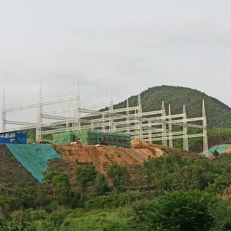 மின் பரிமாற்ற துணை மின்நிலைய எஃகு கட்டமைப்புகள்