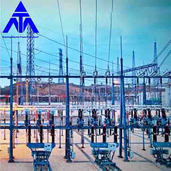 மின் துணை மின்நிலையத்திற்கான கால்வனேற்றப்பட்ட 400KV எஃகு அமைப்பு