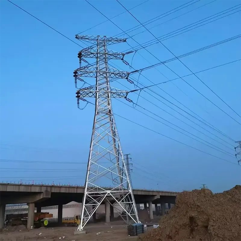 வானிலை எதிர்ப்பு கால்வனேற்றப்பட்ட ஆங்கிள் ஸ்டீல் டவர்